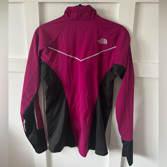 North face Limited Edition women’s jacket magenta black zip up flash dry NWT - Picture 7 of 16
